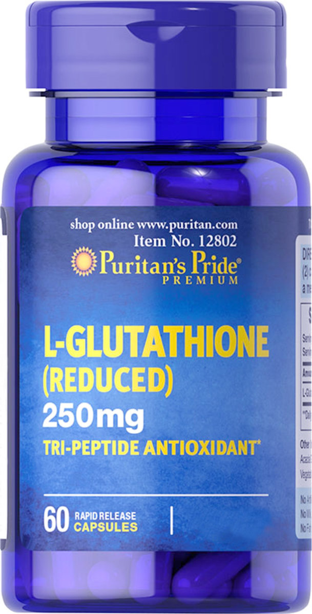 L-Glutathione (Reduced)250mg 60s (Best Before: end of February 2025)