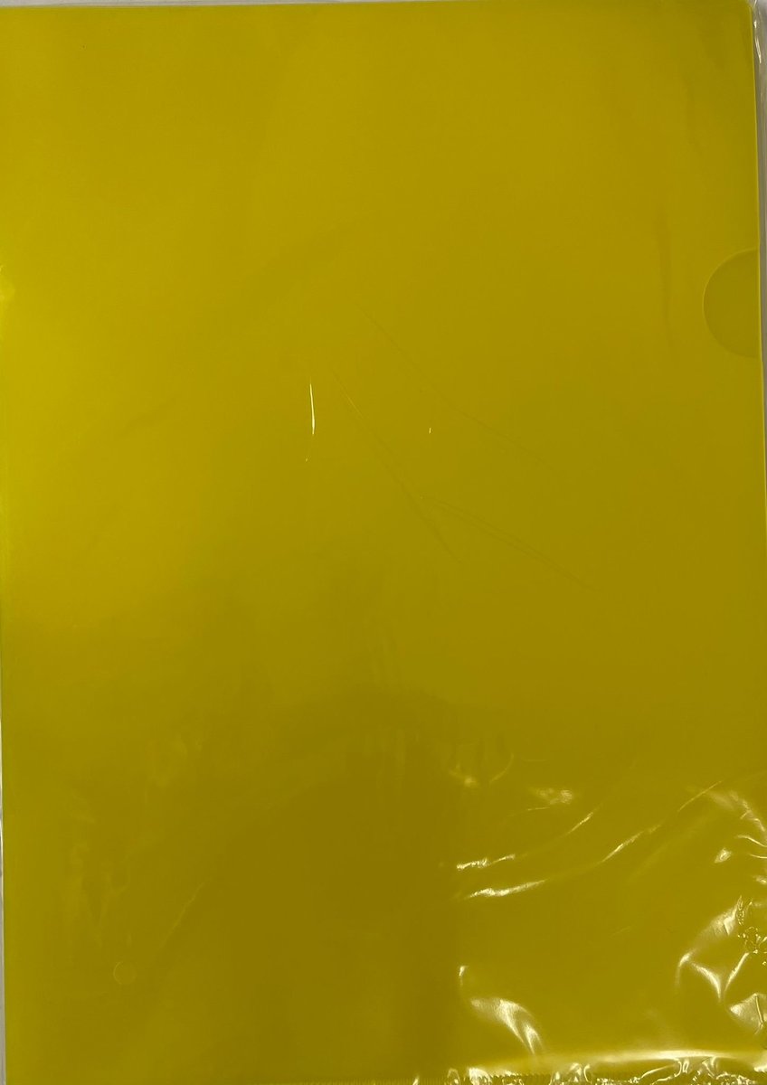 A4 L型 透明膠快勞 A4 Folder (A4黃色12個裝)