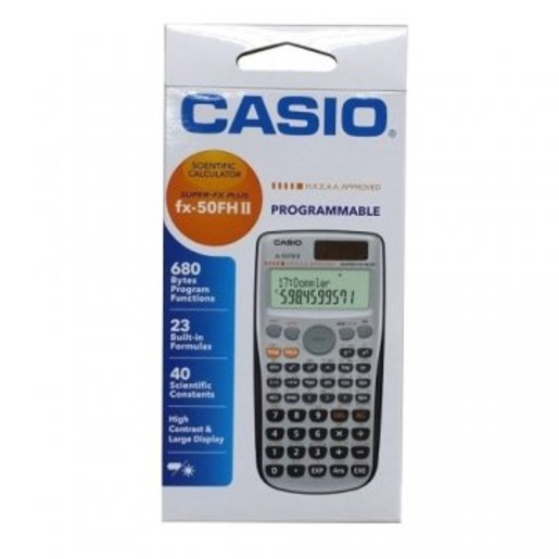 Casio | CASIO FX-50FH II FX50FH ll工程計算機涵數機學生計數機香港行貨一年保養HKEAA APPROVED |  HKTVmall 香港最大網購平台