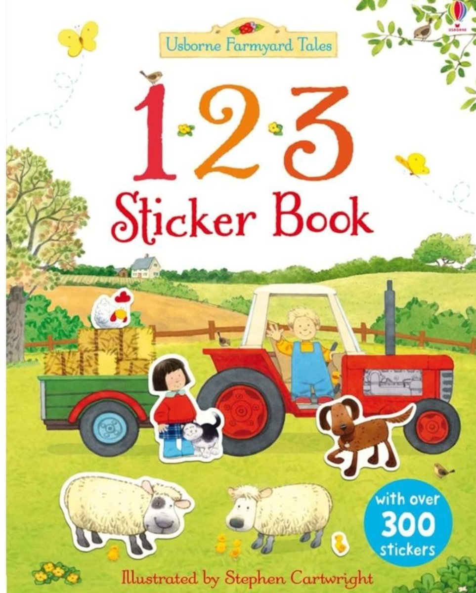 農家物語 123 英文貼紙書✿300+貼紙✿