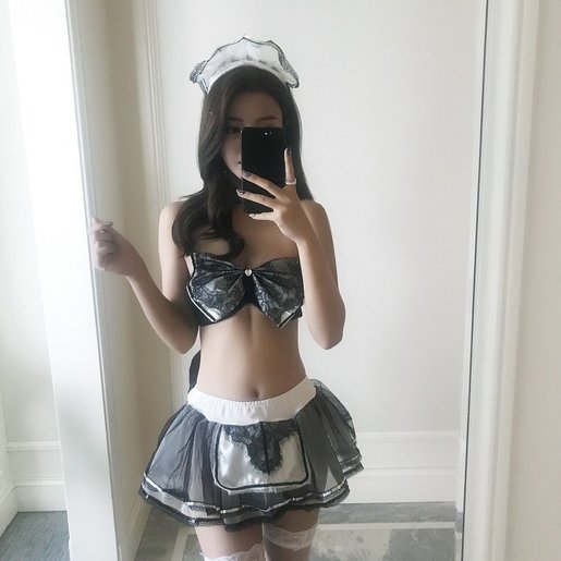 Japanese sexy lingerie  Lace Maid Suit1 set 5 pcs | HKTVmall The  Largest HK Shopping Platform