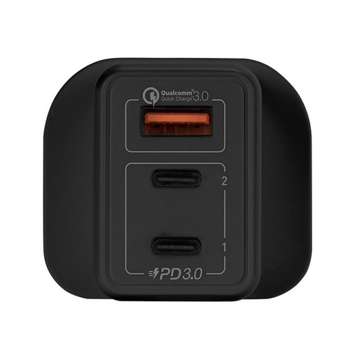 MOMAX | One Plug 3-USB 智能GaN快速充電器65W(支援華為超級快充/QC3.0 