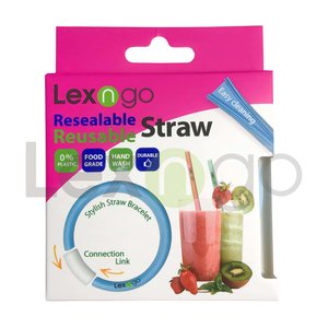 Lexngo Resealable Animal Straws