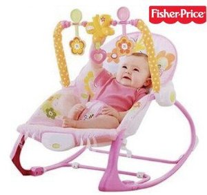 pink fisher price baby swing