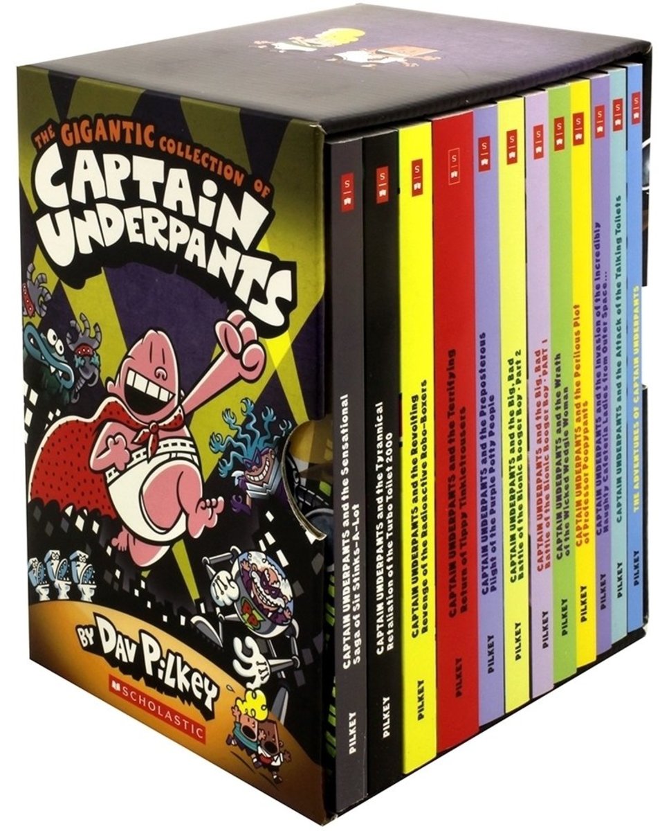 captain underpants box set