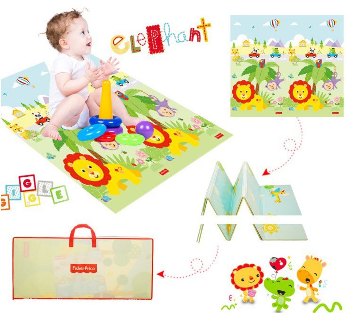 fisher price activity play mat