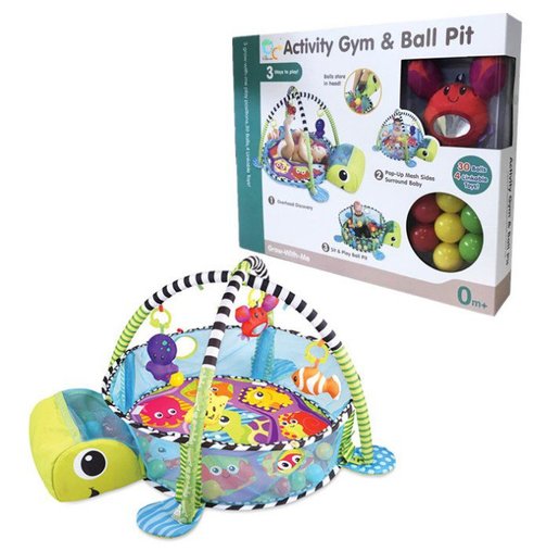 baby activity gym and ball pit