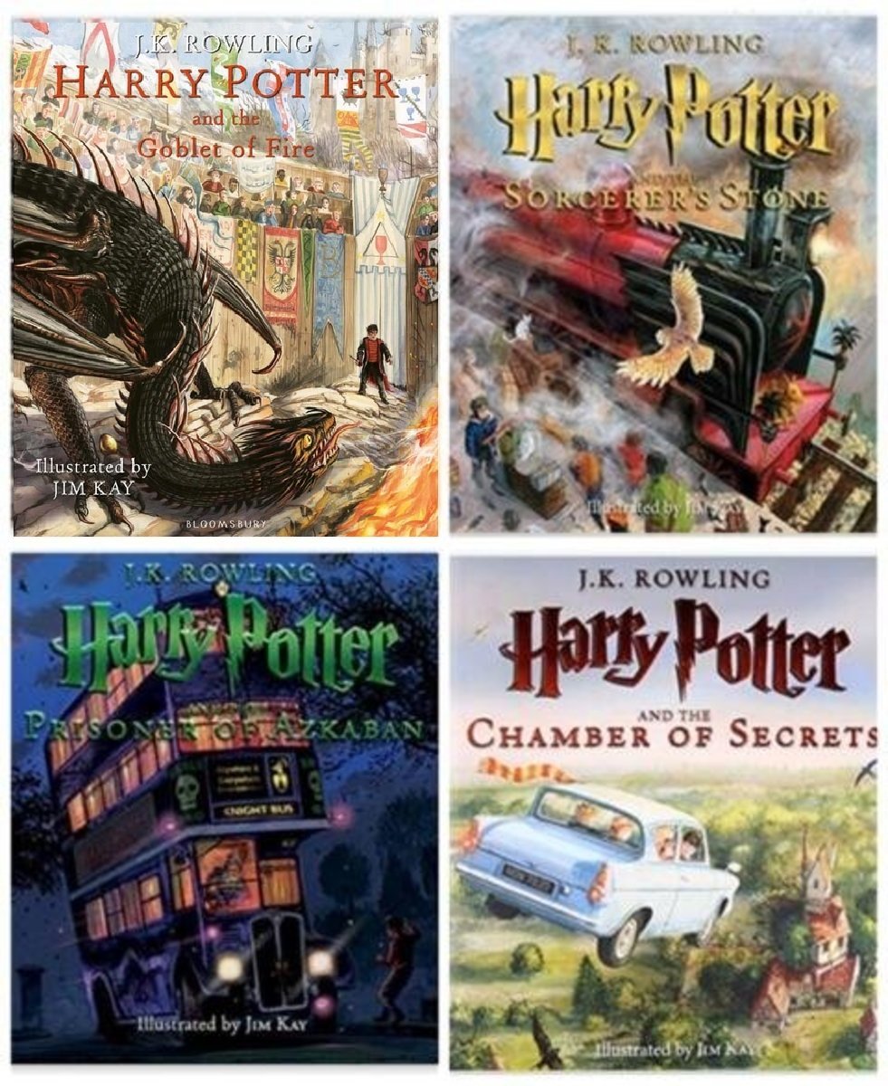 Harry Potter | 哈利波特 4部曲精裝插畫收藏紀念版 | HKTVmall 香港最大網購平台