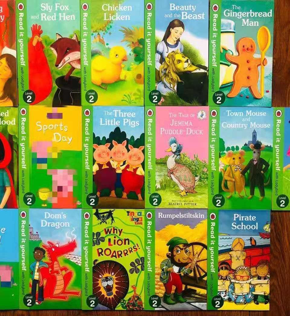 Ladybird Books | Read it Yourself Level 1 - 4 (50 Books/set