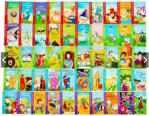 Ladybird Books | Read it Yourself Level 1 - 4 (50 Books/set 