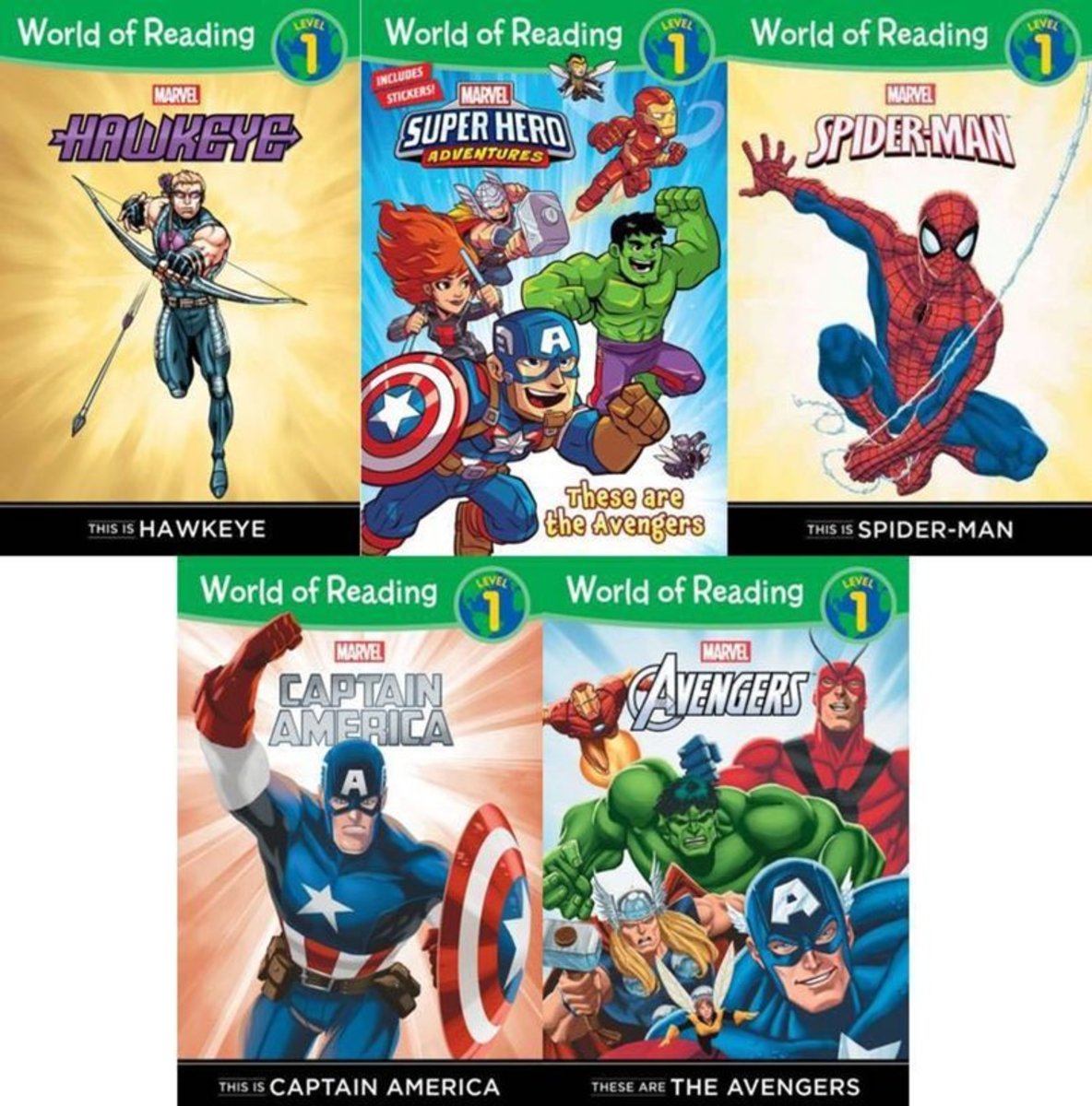 MARVEL | World of Reading Marvel Super Heroes Story collection