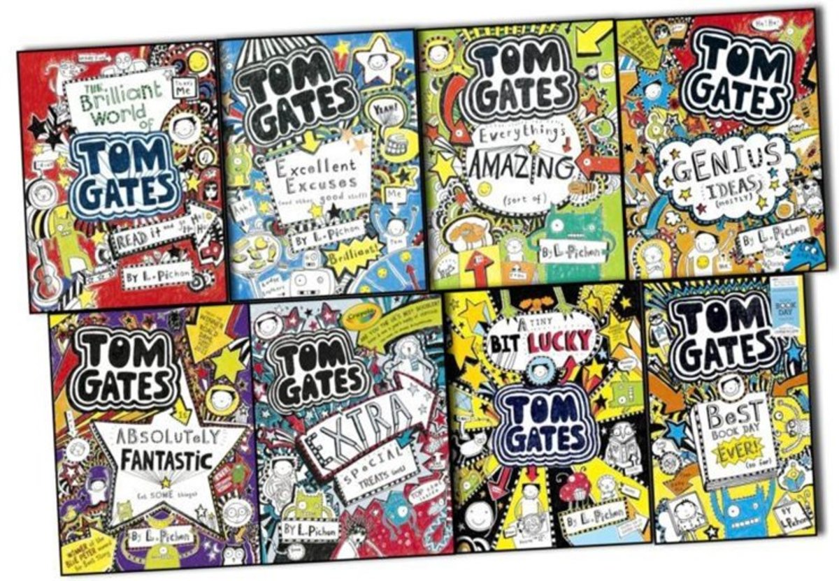 SCHOLASTIC | Tom Gates Extra Special Box 全套10本｜平行進口產品