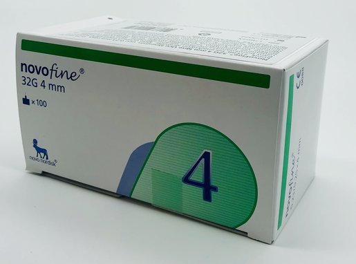 Novofine 32g 0.23/0.25x4mm 100s