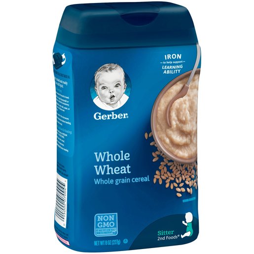 gerber whole wheat whole grain cereal