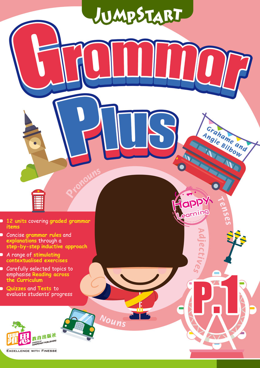 JUMPSTART Grammar Plus(P.1)小一,小二,小三,小四,小五及小六補充練習可供選購