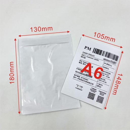 Plenty Steps Paper 130x180mm Waybill Bag Courier Bag Packing Bag Auto Adhesive 100pcs Hktvmall The Largest Hk Shopping Platform