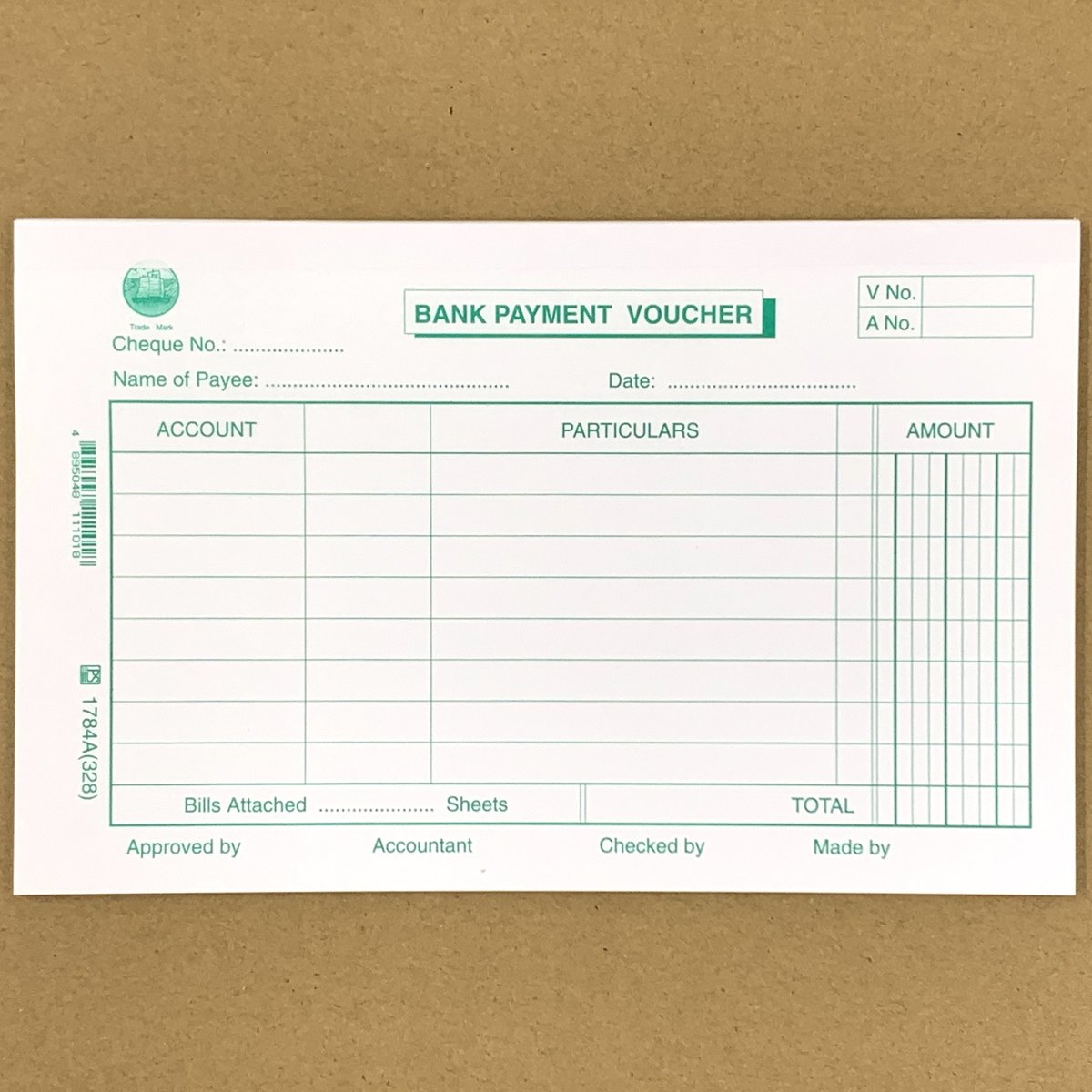 多致紙品 1784A Bank Payment Voucher 英式銀行支出傳票 HKTVmall 香港最大網購平台