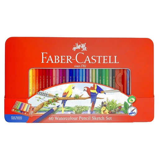 FABER CASTELL | German 60 Watercolour pencil Parrot Sketch