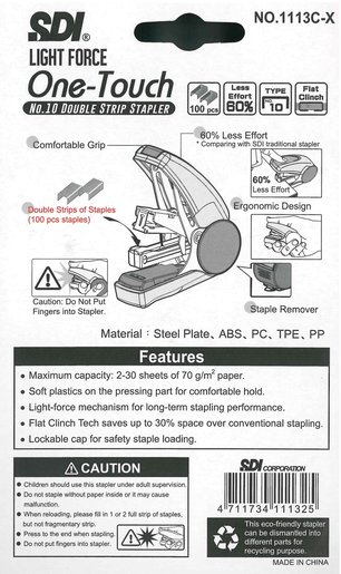 One touch store staples stapler instructions