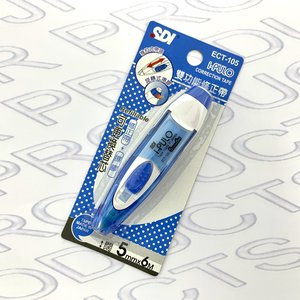 SDI | ECT-105 i-PULO CORRECTION TAPE (5mm x 6M) Blue + 2