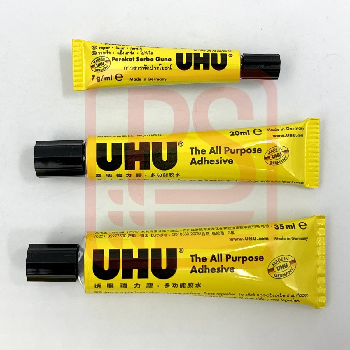 UHU Glue All Purpose DIY Adhesive Tube Clear Materials Repair 7g/ml