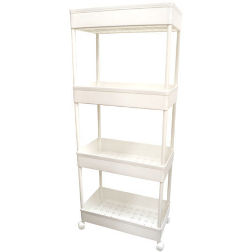 Linox 4 Layer Wider Kitchen Storage Rack With Rollers 402 X 220x915mm Hktvmall Online Shopping