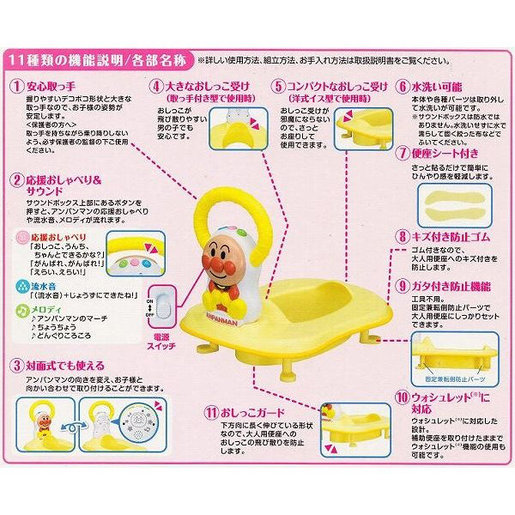 麵包超人 平行進口 麵包超人兩用補助馬桶座 Hktvmall 香港最大網購平台