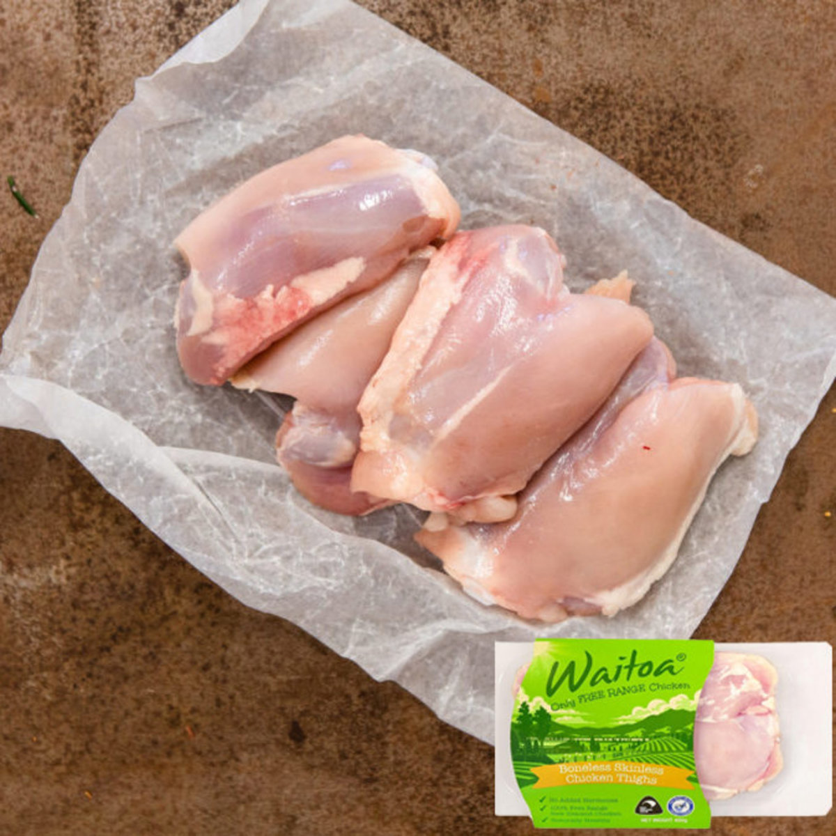 紐西蘭天然走地雞上脾扒 #去骨去皮#啖啖肉#無激素#鮮嫩多汁 (急凍)03569 (新舊包裝隨機發放)