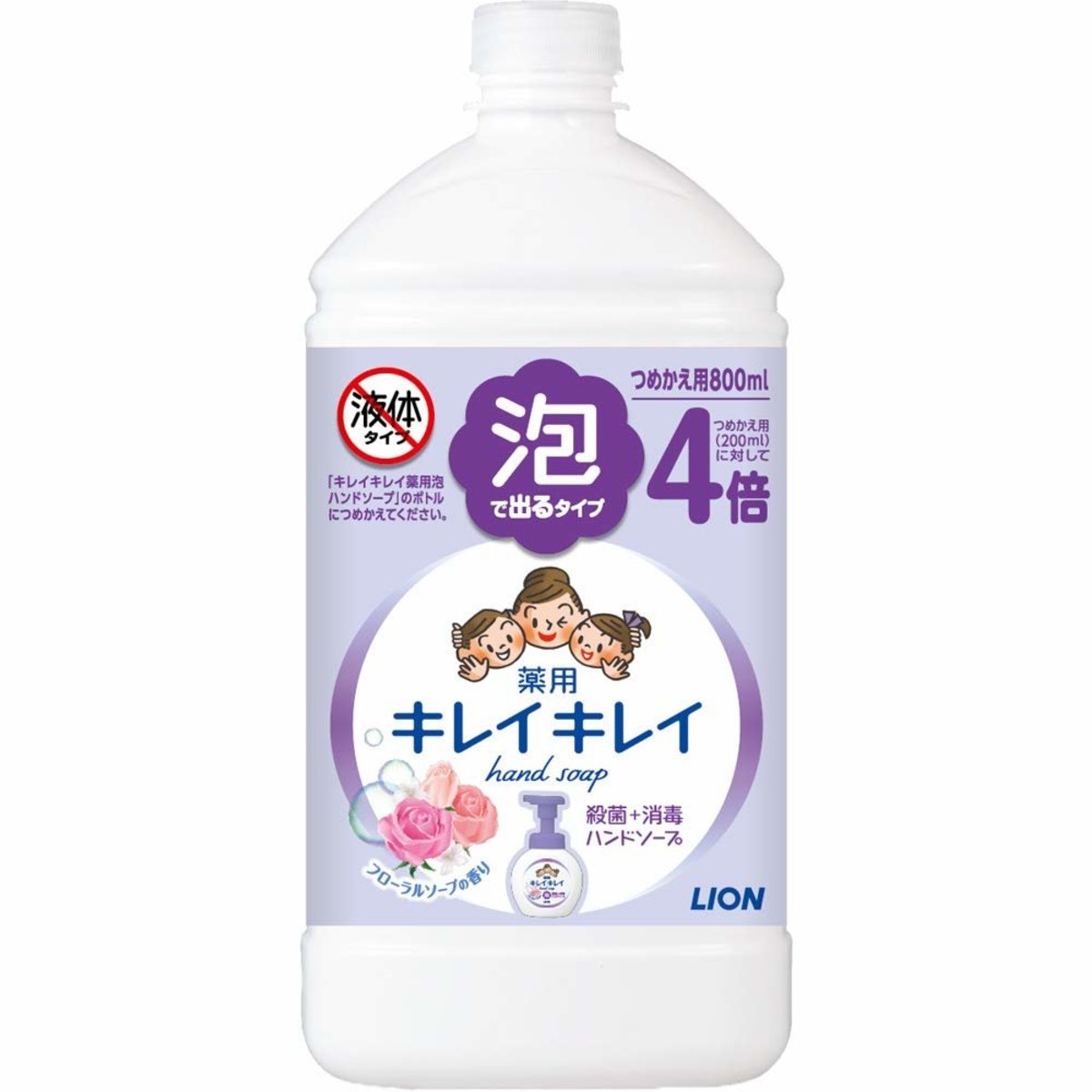 Lion | LION Disinfection Hand Wash Foam(Floral) Refill 800ml [Parallel ...