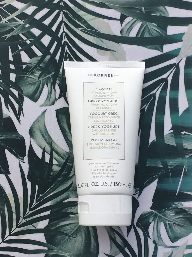 korres greek yoghurt foaming cream cleanser