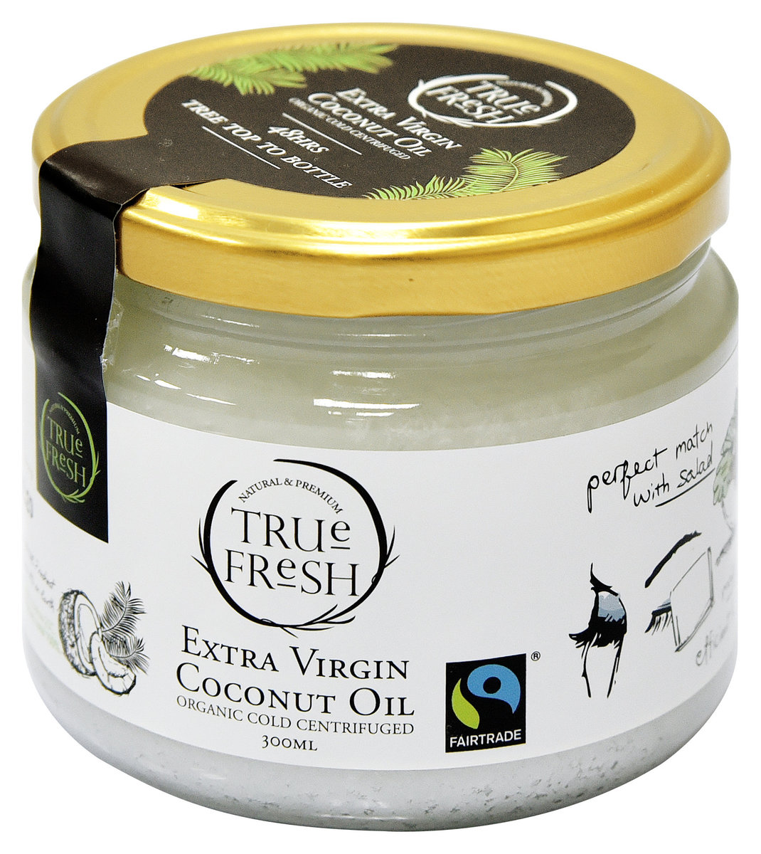 有機離心初搾椰子油 300毫升