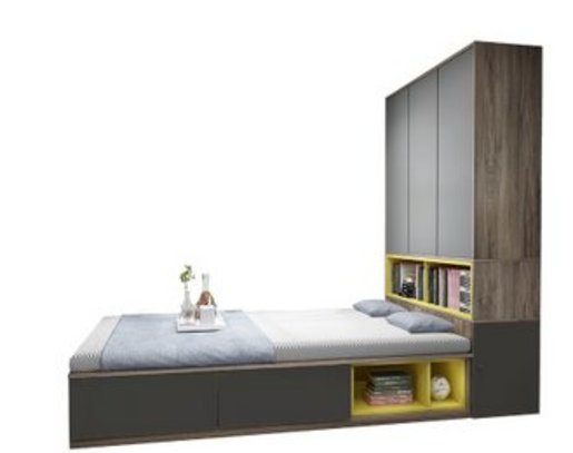 大笪地 儲物榻榻米床 1 2 1 9m榻榻米 5d乳膠床墊 立櫃 尺碼 A Hktvmall 香港最大網購平台