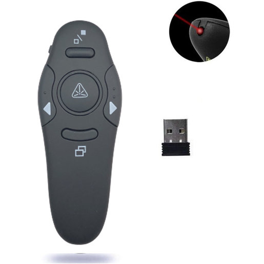 DigitCont Wireless RF Presenter/Remote Control/PPT Clicker/Presentation Pointer (Plug&Play, 328 ft) | HKTVmall The Largest HK Shopping
