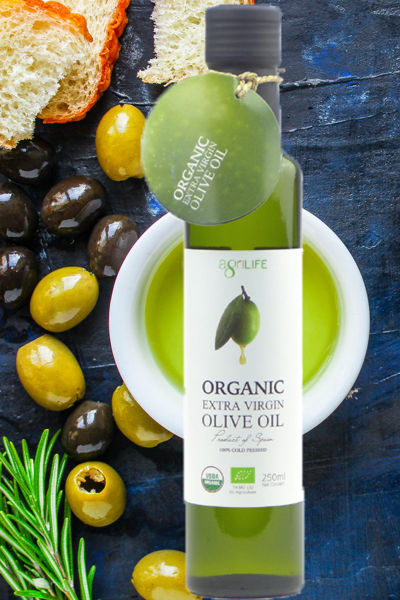 agriLIFE | Spanish Organic Extra Virgin Olive Oil Cold Pressed 250ml ...