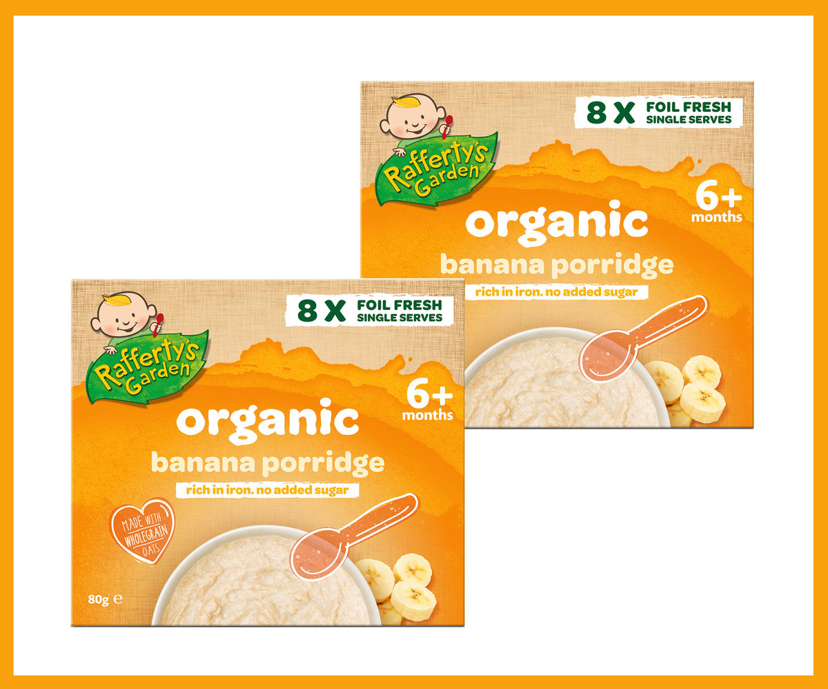 rafferty's garden organic banana porridge