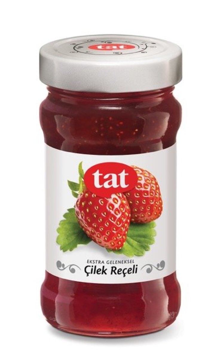 TAT - Jam - Strawberry 330cc Glass Jar Net W.: 380gr.