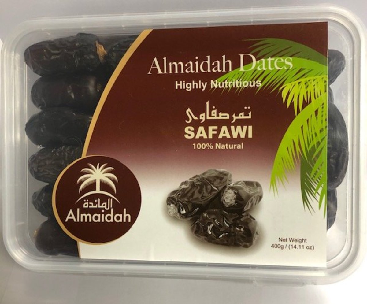 椰棗 Dates / Date palm - Safawi 薩法維 425克 (新包裝, 400克--> 425克)