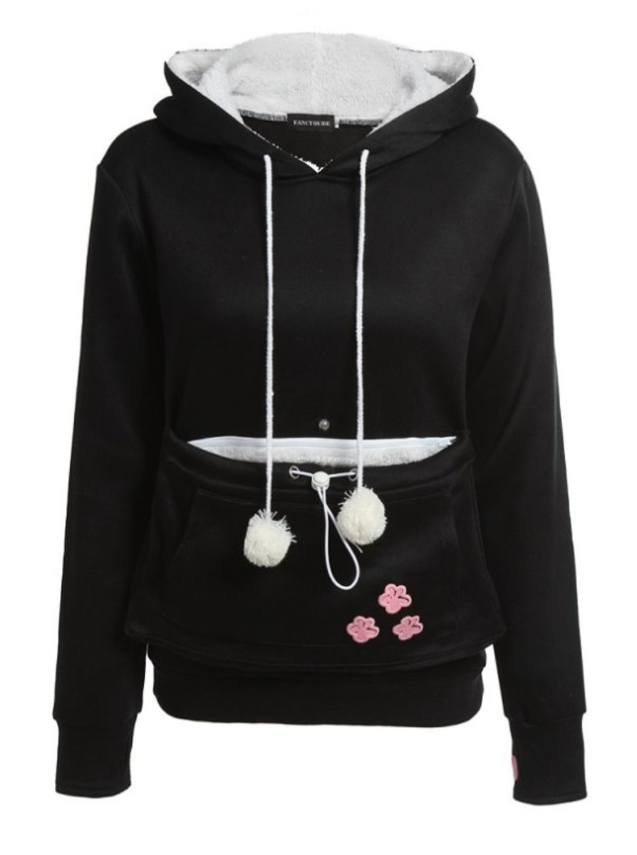 dog kangaroo pouch hoodie