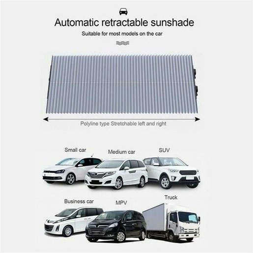 small car windshield sun shade