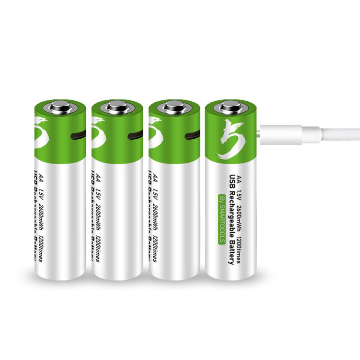 1.5V USB Type-C 循環充電  AA 2A 鋰電池 Li Battery （4粒裝）