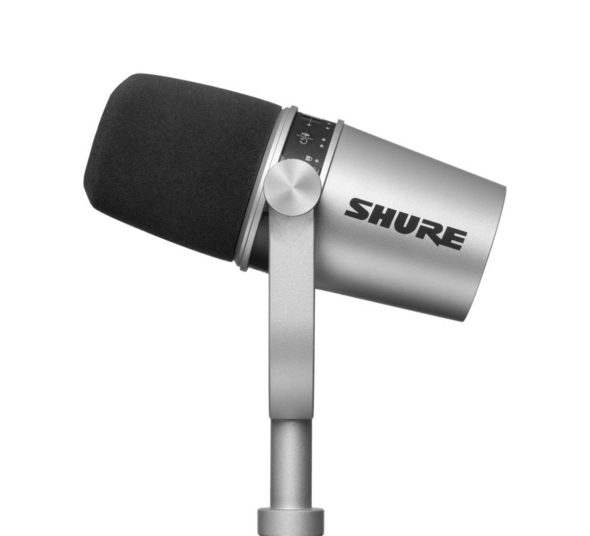 SHURE MV7 Podcast Microphone (Silver)
