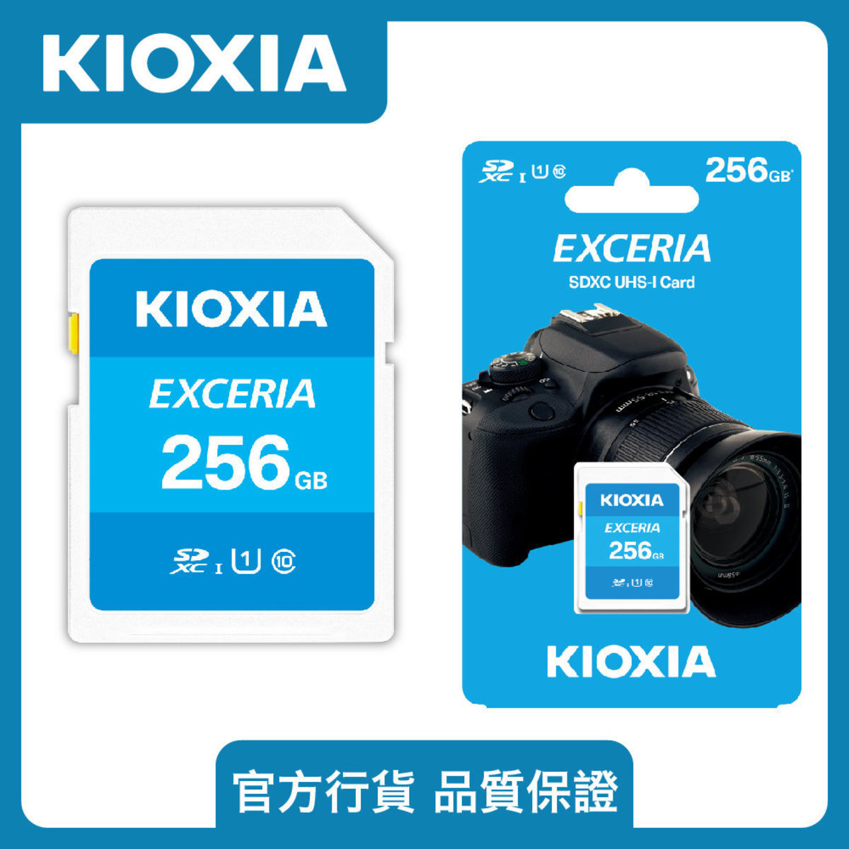 SD card 256GB  Exceria U1 R100 記憶卡  |  SD卡  儲存卡 SDXC 