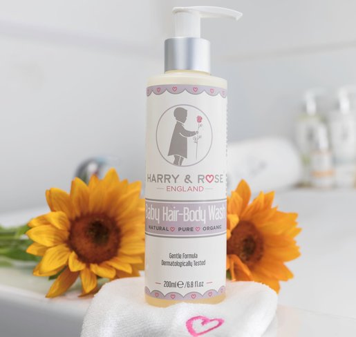 natural baby soap and lotion