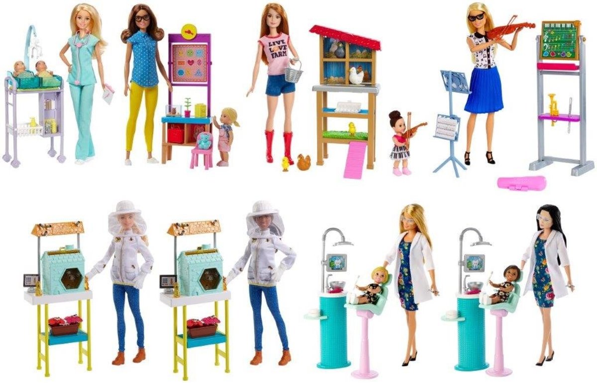 barbie careers art studio playset