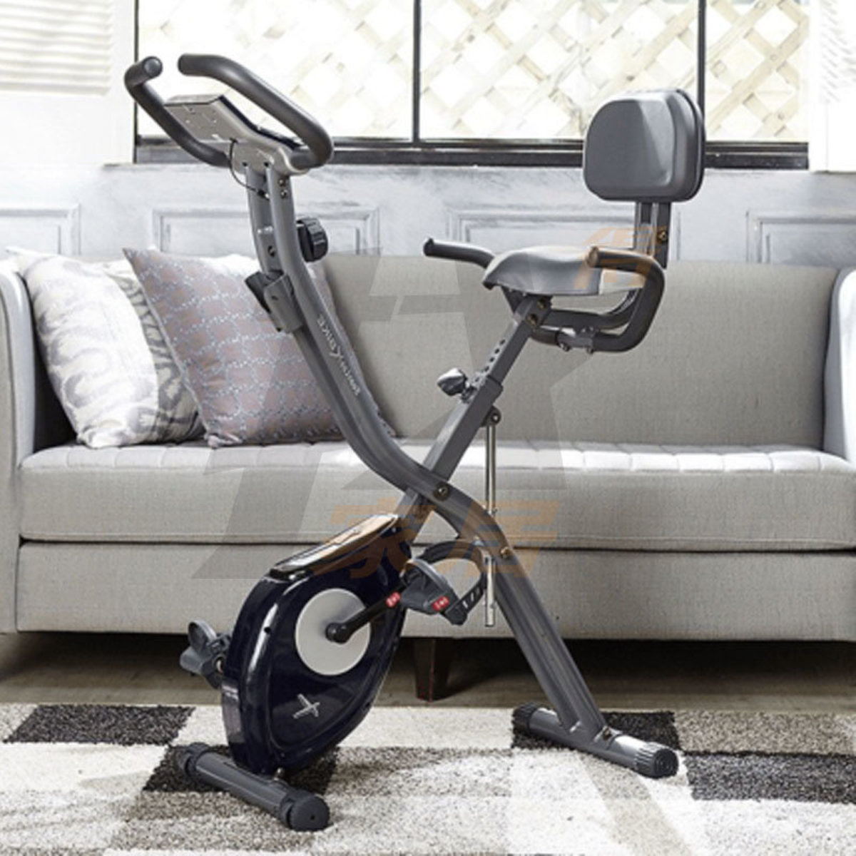collapsible stationary bicycle