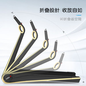 最新升班級版全折叠免安装跑步機雙重空氣壓縮減震100033 黑（不包安裝）