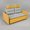 New multi-color optional headrest reinforced sofa bed Nordic broaching bed with large capacity storage function 3069 (120CM fluffy linen sponge plus coconut palm version No. 8 main color and No. 22)