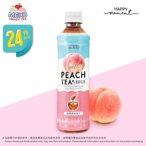 美果 原箱24 Meko 蜜桃紅茶 Meko Peach Tea 430ml X24 Hktvmall 香港最大網購平台