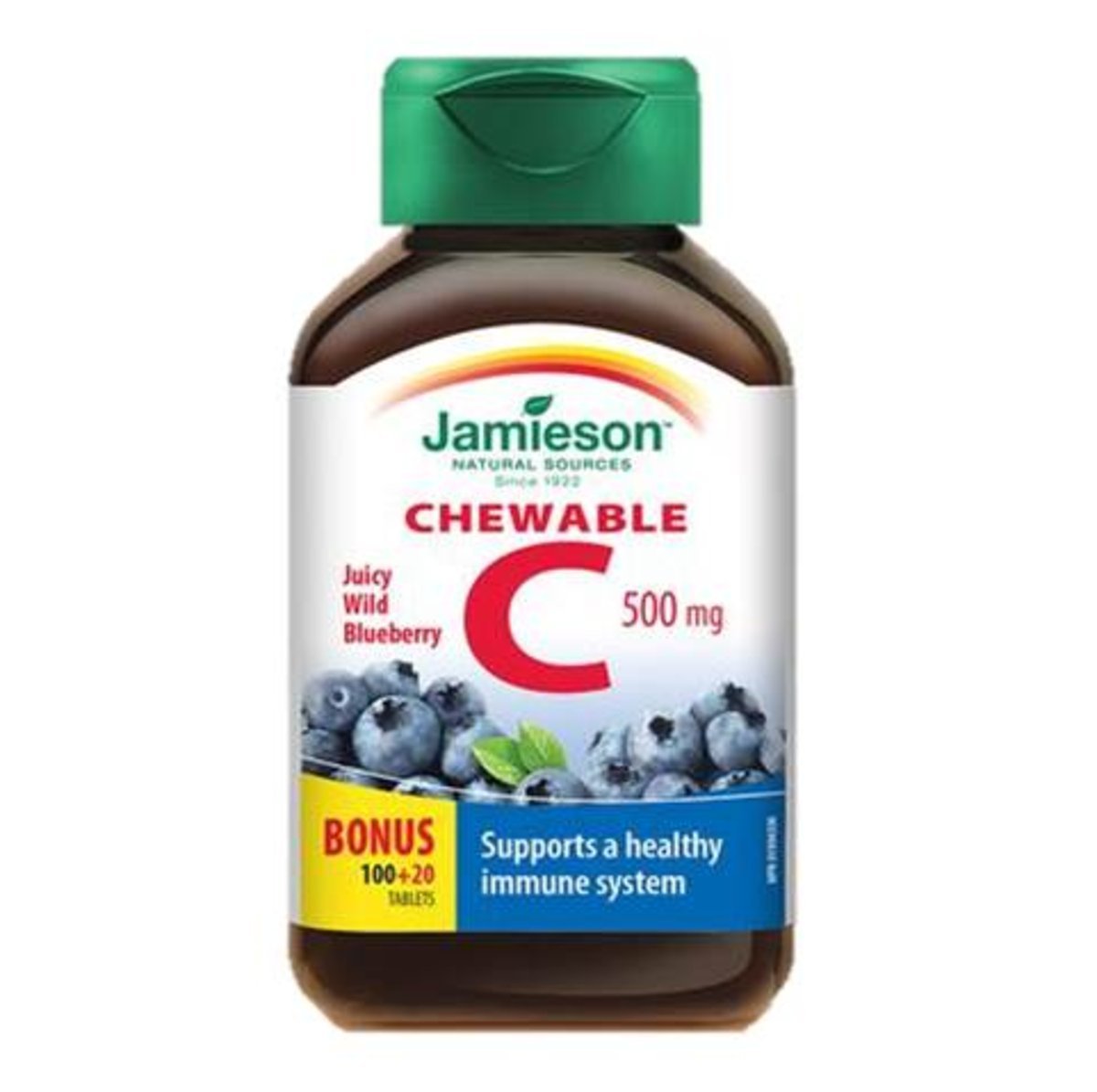 Chewable Vitamin C Blueberry (500 mg) 120 tablets [Parallel Goods]Best Before:30 April 2024