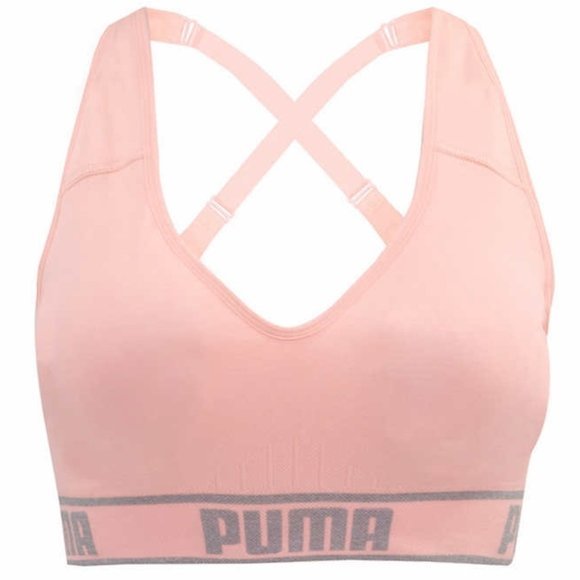 puma medium impact sports bra